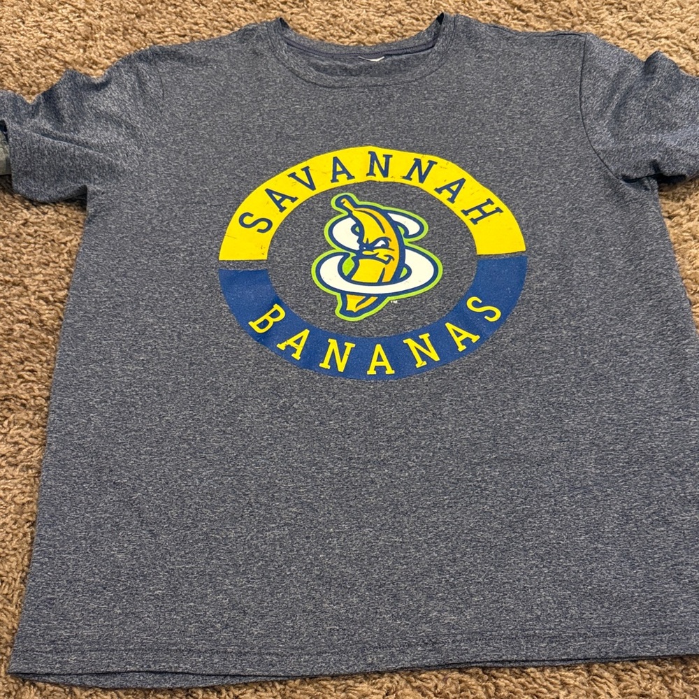 Savannah Bananas Kids Gray T-Shirt YXL
